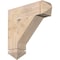 Ekena Millwork Traditional Arts & Crafts Smooth Bracket, Douglas Fir, 5 1/2"W x 22"D x 22"H BKT06X22X22TRA03SDF - alternate 1